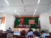 Chủ tịch UBND TX Lê Thanh Tùng, đại biểu HĐND tỉnh tiếp xúc cử tri trên địa bàn xã Nhơn Hậu
